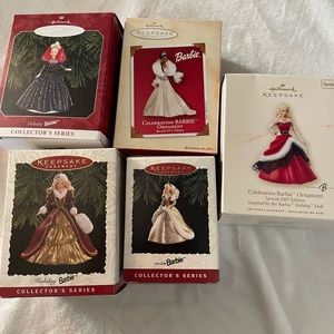 Barbie Hallmark Ornaments